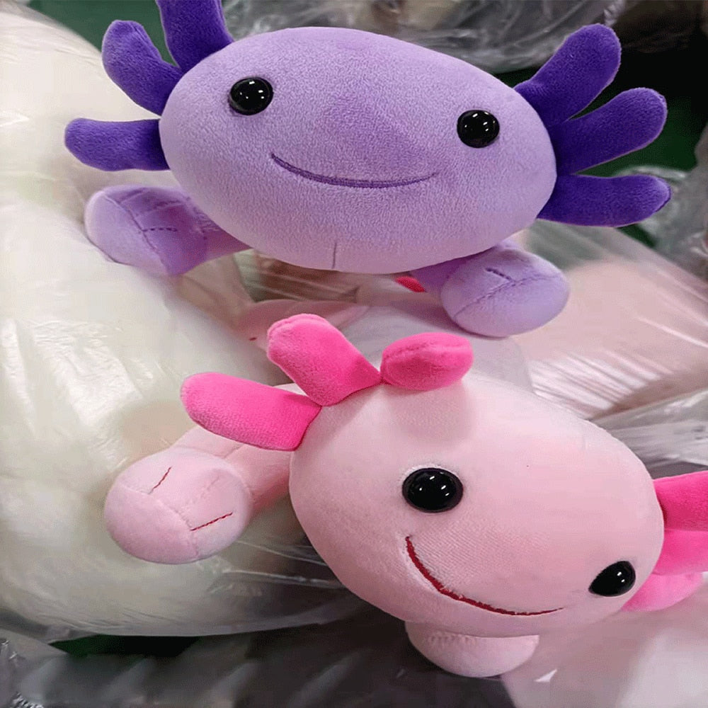 Axolotl Pillow Plush Stuffed Animal (7 Colors) 2 Styles 25-35cm