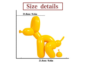 Balloon Dog Sculpture Statue Cute Animal Home Décor Desktop Ornaments Best Gift Shoppers