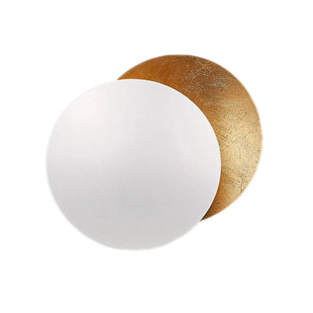 LED Eclipse 3D Moon Metallic Wall Lamp (6 Colors) 20cm -25cm 360 Rotating