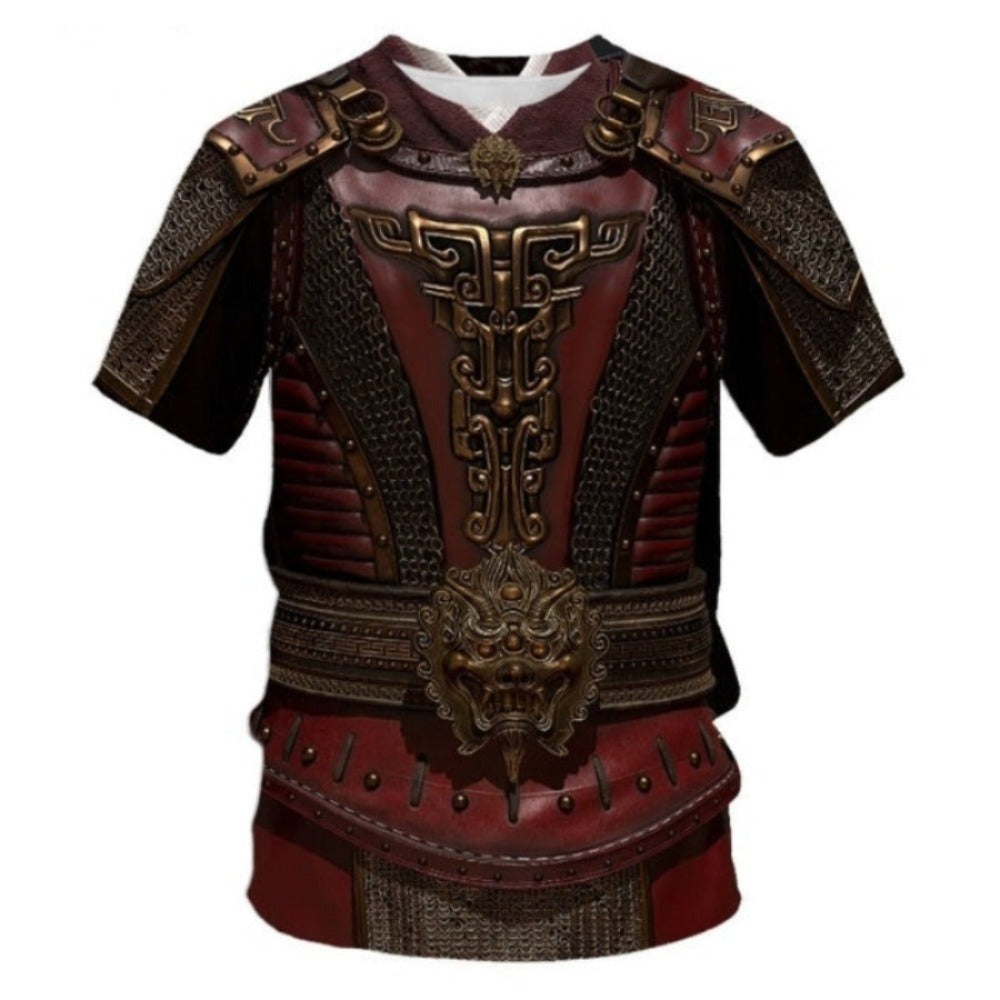 3D Printed Knight Armor Medieval Shirt (3 Styles) XS- 5XL
