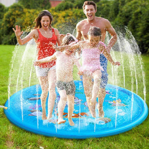 Inflatable Water Fountain Play Mat (8 Designs) 100-170cm Family Pool