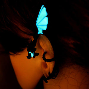 Dragon Ear Cuff Luminous Glow In The Dark (3 Colors)