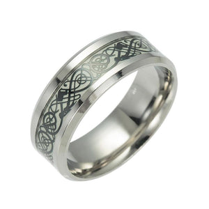 Dragon Ring Luminous Glow In The Dark Necklace