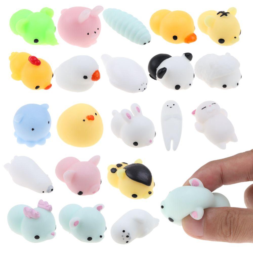 Kawaii Mochi Animal Squishies (21 Designs)