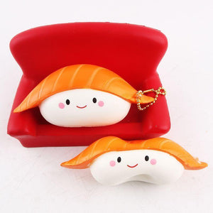 Kawaii Salmon Sushi Squishy