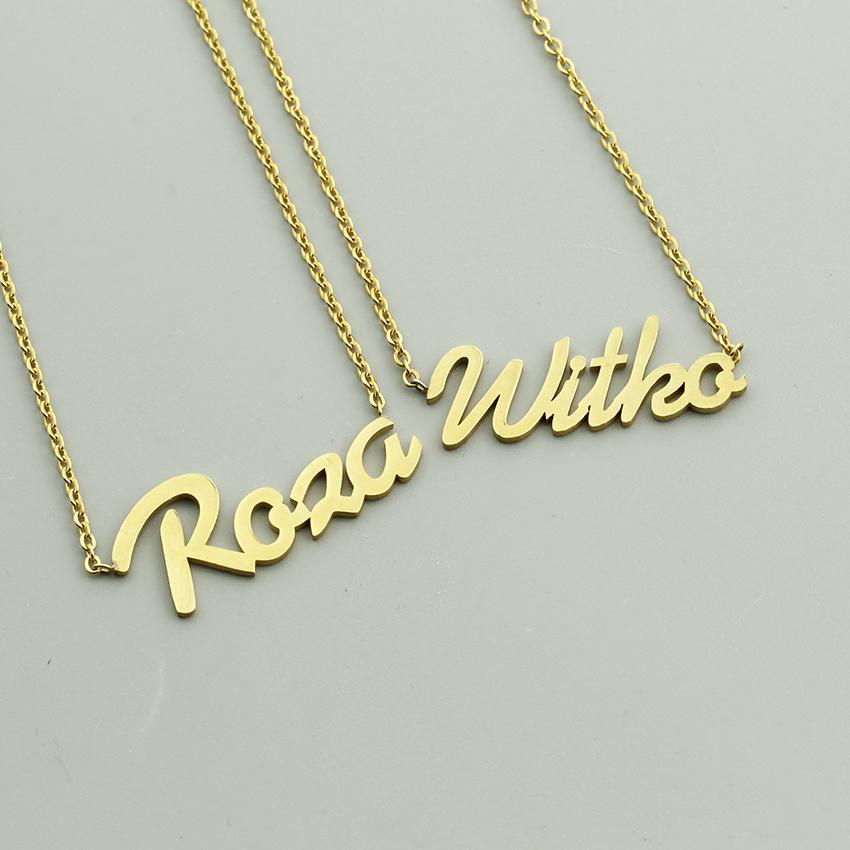 Custom Laser Cut Name Necklace (Variant 1)