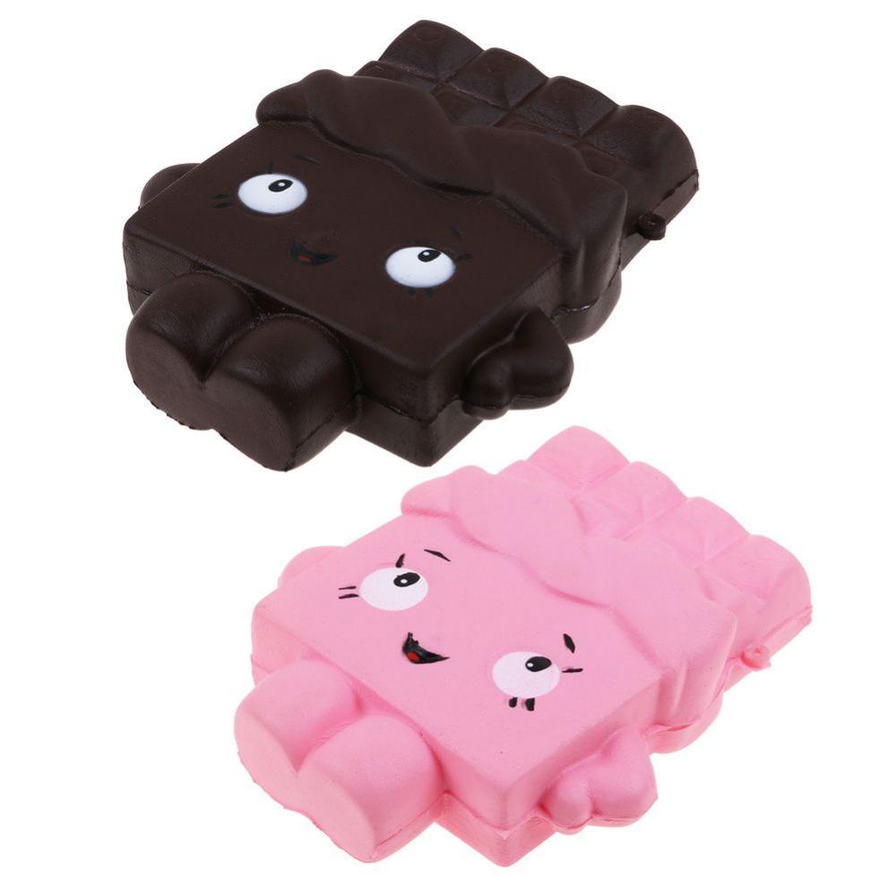 Kawaii Strawberry or Chocolate Bar Squishy