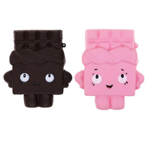 Kawaii Strawberry or Chocolate Bar Squishy