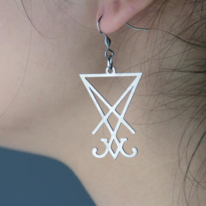 Lucifer Sigil Earrings
