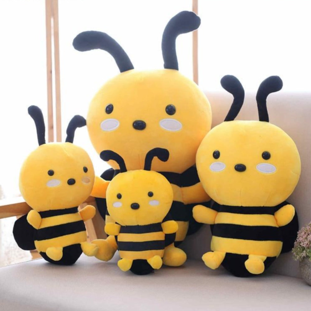 Honey Bee Pillow Plush Stuffed Animal (3 Sizes)