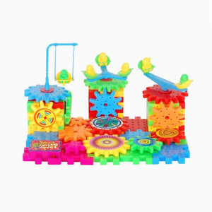 Electric Gears 3D Building Block 81 Piece Set