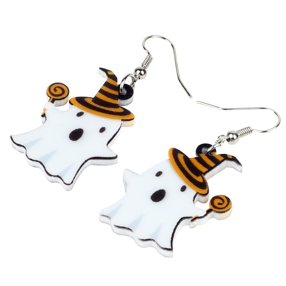 Halloween Ghost Witch Earrings