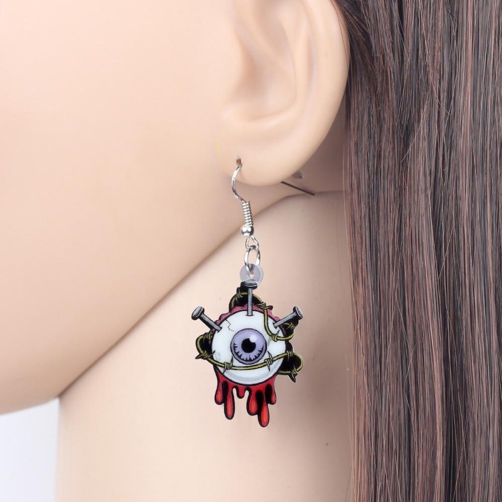 Tortured Eye Ball Earrings