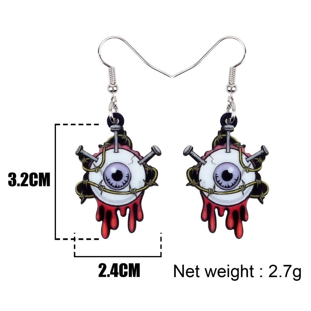 Tortured Eye Ball Earrings