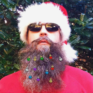 Christmas/Holiday Beard Ornaments Jewelry 12 Pieces
