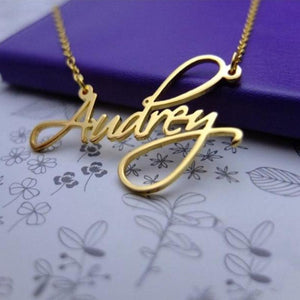 Custom Laser Cut Name Necklace (4 Colors & Sizes)