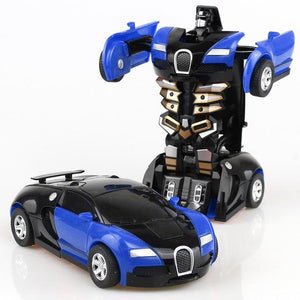 Gesture Sensing Remote Control Robot One Button Transformation Car Toy (15 Styles) New Colors