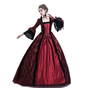 Victorian Dress Style 2 (4 Variants)