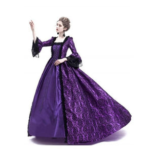 Victorian Dress Style 2 (4 Variants)