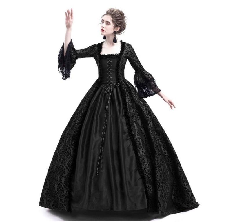 Victorian Dress Style 2 (4 Variants)