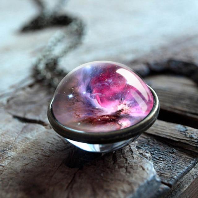 Space Sphere Pendant Necklace (20 Designs)