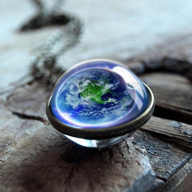 Space Sphere Pendant Necklace (20 Designs)