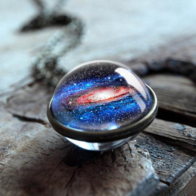 Space Sphere Pendant Necklace (20 Designs)