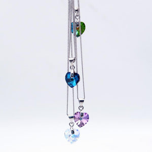 Mini Swarovski® Crystal Heart Pendant Necklace (16 Styles)