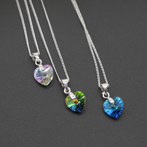 Mini Swarovski® Crystal Heart Pendant Necklace (16 Styles)