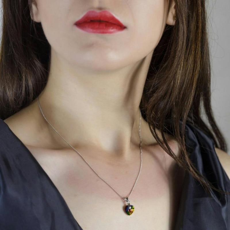 Mini Swarovski® Crystal Heart Pendant Necklace (16 Styles)