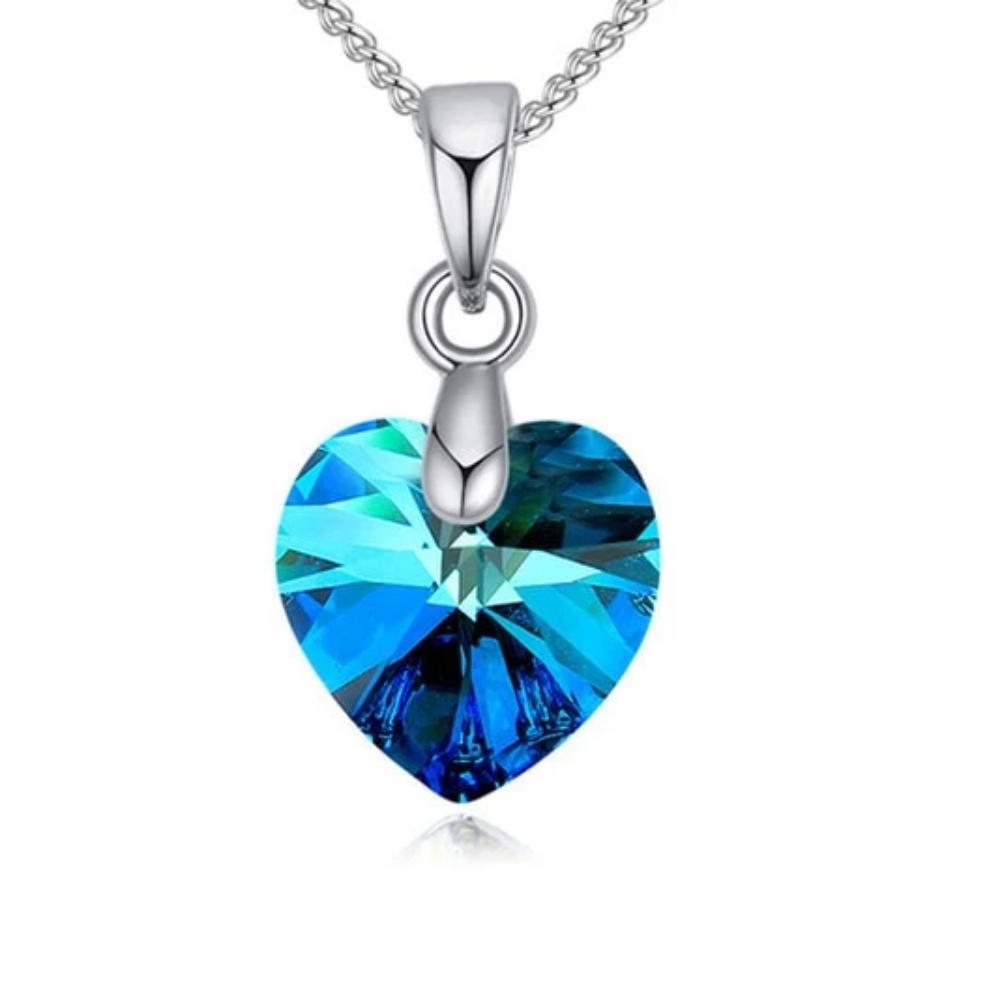 Mini Swarovski® Crystal Heart Pendant Necklace (16 Styles)