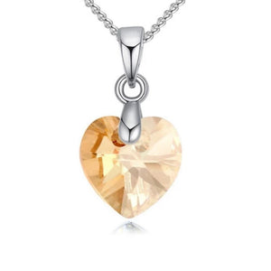 Mini Swarovski® Crystal Heart Pendant Necklace (16 Styles)
