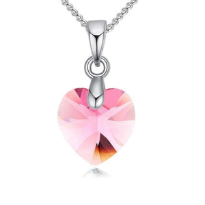 Mini Swarovski® Crystal Heart Pendant Necklace (16 Styles)