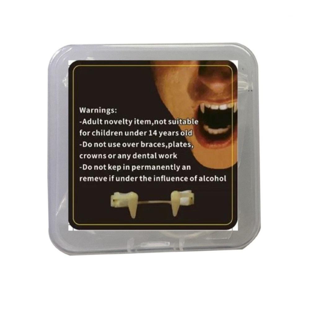 Retractable Vampire Fangs Teeth (2 Pack)