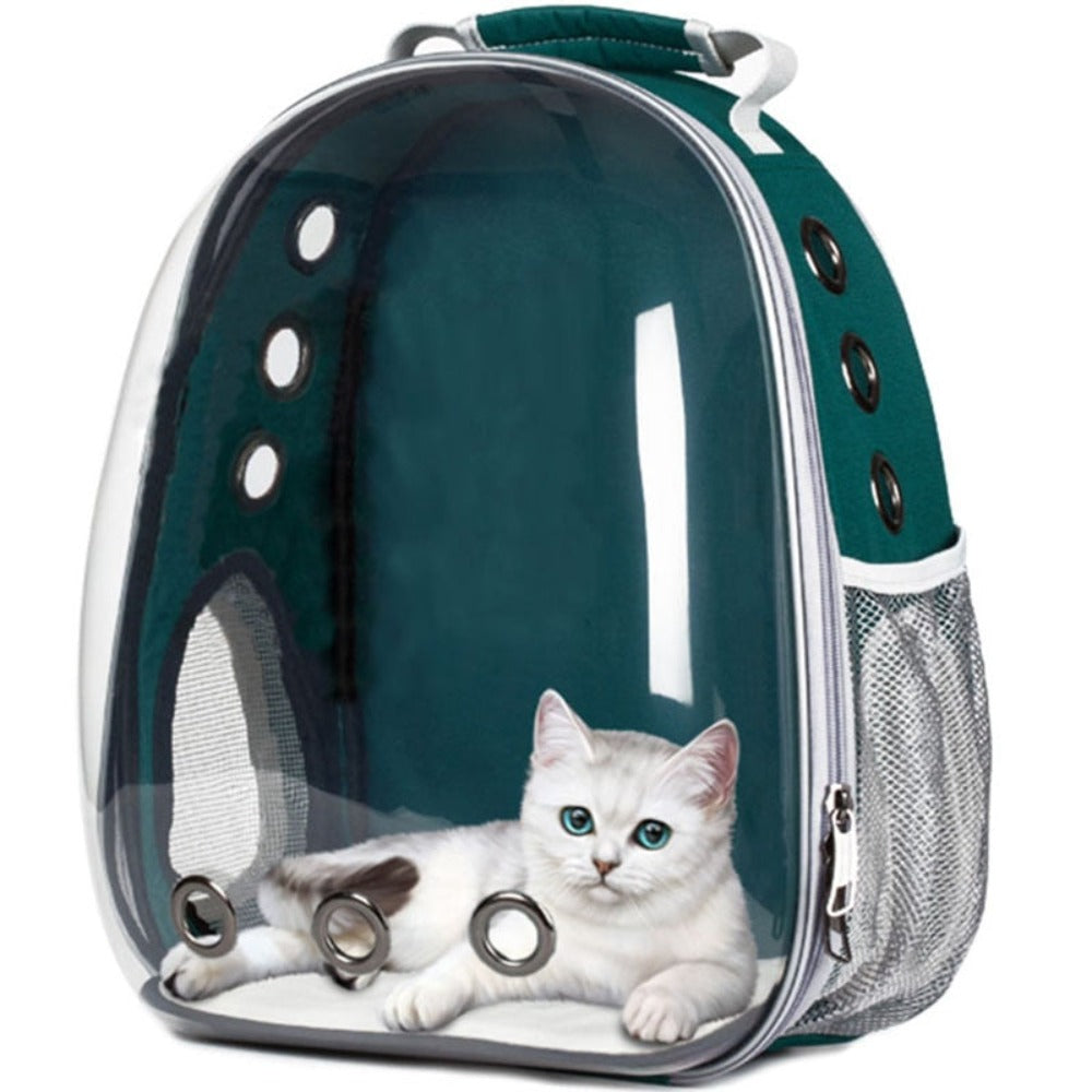 Pet Carrier Travel Cat Backpack Bubble Bag (15 Styles) with Window