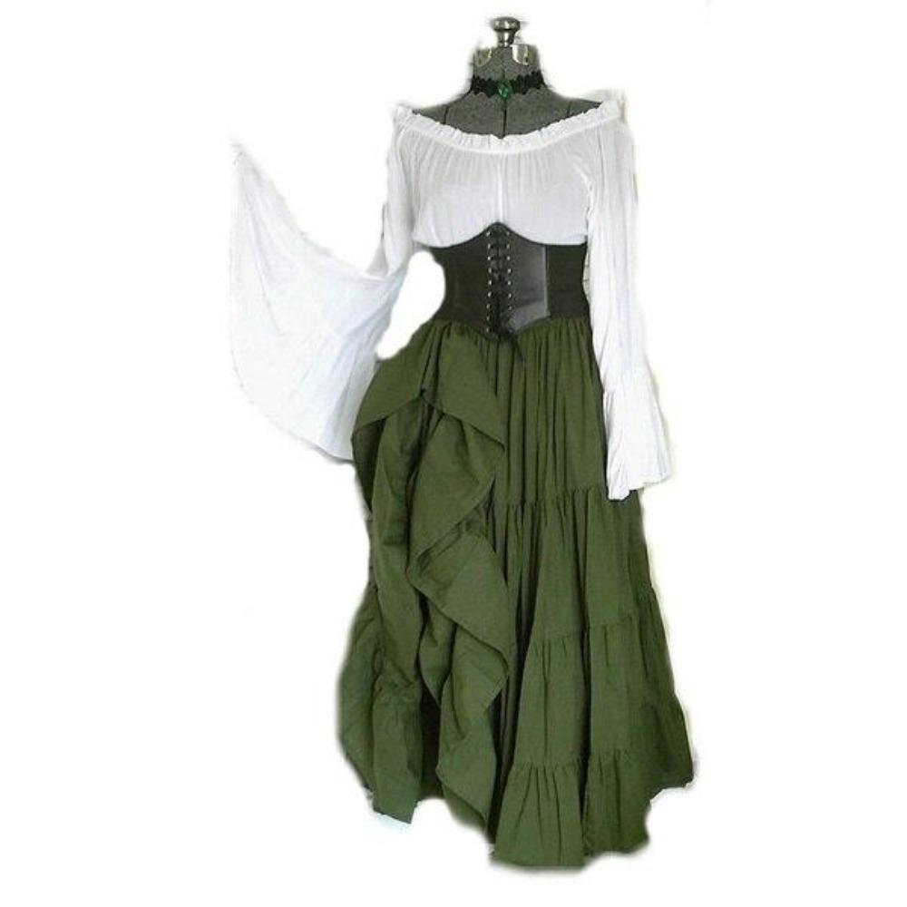 Renaissance Masquerade Victorian Elf Princess Dress (6 Colors) S-5XL