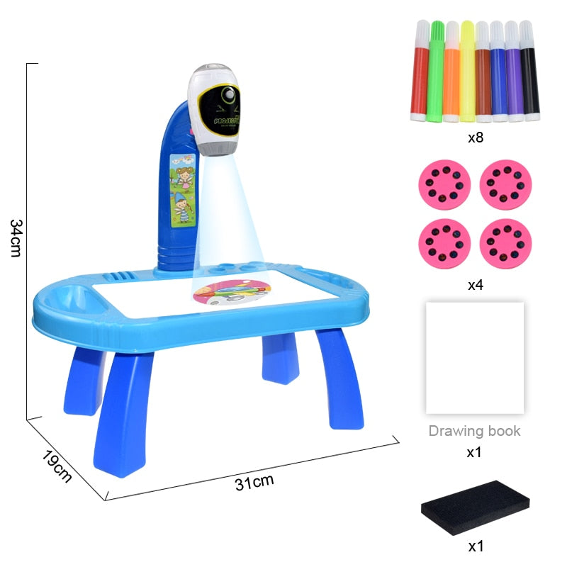 LED Projector Art Drawing Board (5 Colors) 4 Sizes
