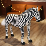 Zebra Stuffed Animal Pillow Plush (4 Size)